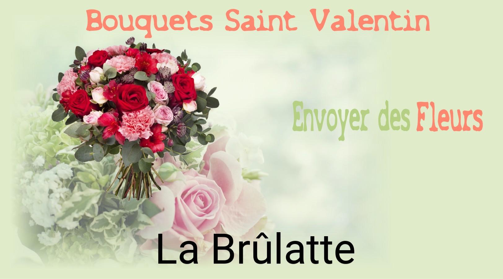 Roses de Saint-Valentin livrées à La Brûlatte